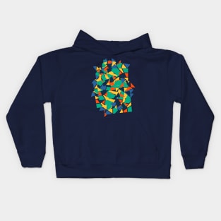 Discover Vibrant Colors: Abstract Explosion Collection Kids Hoodie